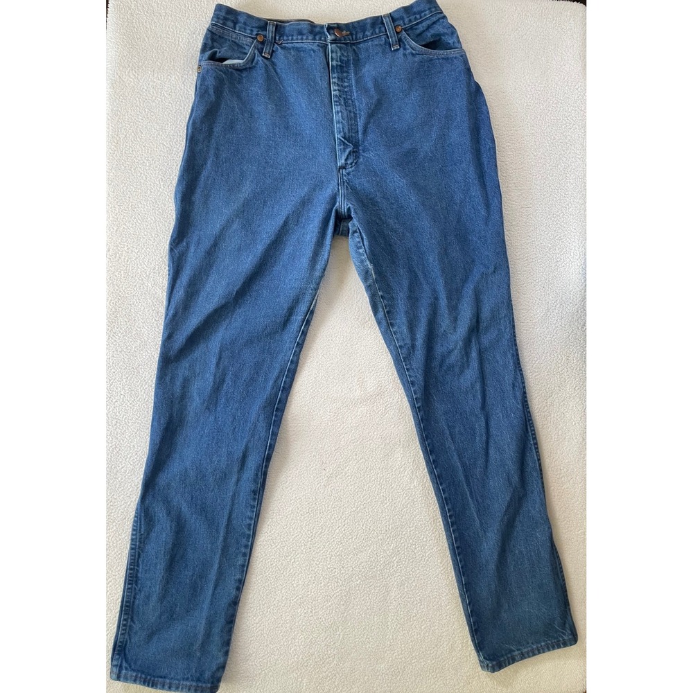 Vintage Wrangler Womens 17/18 x 34 Jeans 12MWZG Red Label High Rise Straight Leg